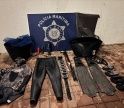 Pol&iacute;cia Mar&iacute;tima interceta praticante de pesca submarina e apreende pescado e marisco
