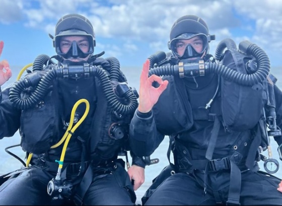 Unidade de mergulhadores de guerra de minas cumpre treino ao largo de Portimão