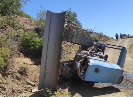 Máquina de rasto tomba e mata homem de 46 anos em Alta Mora