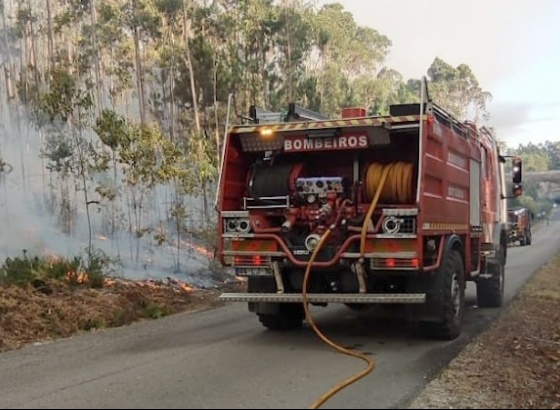 Incêndio no concelho de Aljezur consome mato na Quinta das Alfambras
