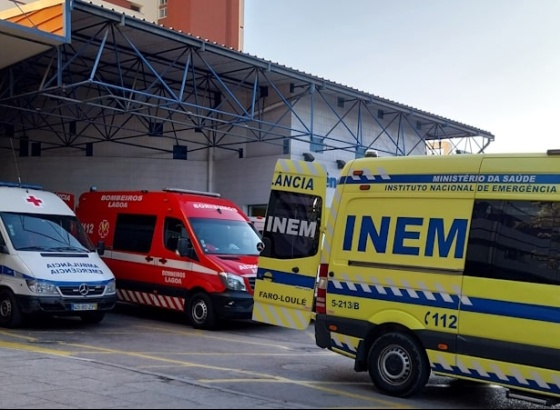 Hospital de Faro recebeu seis feridos após fenómeno de vento em Albufeira