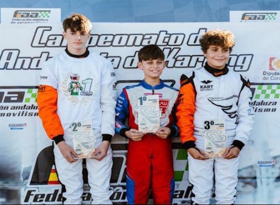 Algarvio José Pedro Pinto conquista pódio no Campeonato da Andaluzia de Karting