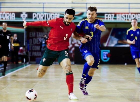 Tavira: Sele&ccedil;&atilde;o portuguesa de futsal empata com Ucr&acirc;nia na prepara&ccedil;&atilde;o para o Europeu