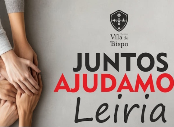 Munic&iacute;pio de Vila do Bispo lan&ccedil;a campanha para ajudar popula&ccedil;&atilde;o de Leiria