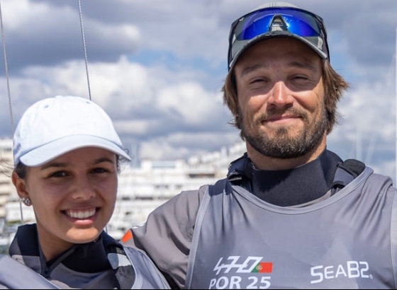 Velejadores Beatriz Gago e Rodolfo Pires quartos no Europeu de 470