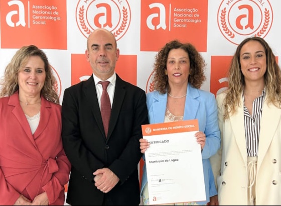 Bandeira de M&eacute;rito Social 2026 atribu&iacute;da ao Munic&iacute;pio de Lagoa 