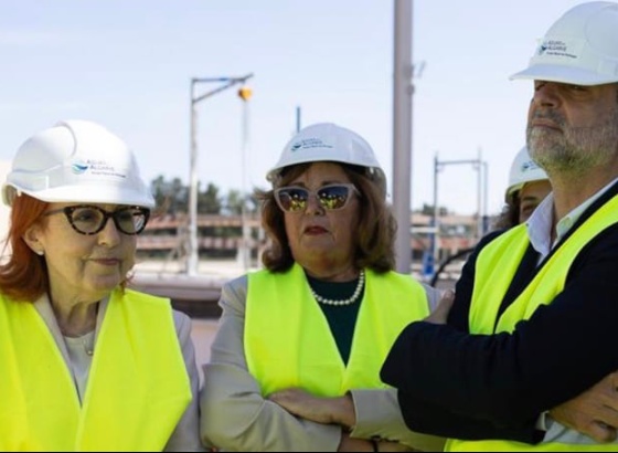 Crist&oacute;v&atilde;o Norte acompanhou Ministra do Ambiente &agrave;s obras da "maior ETAR de reutiliza&ccedil;&atilde;o de &aacute;gua da Europa"
