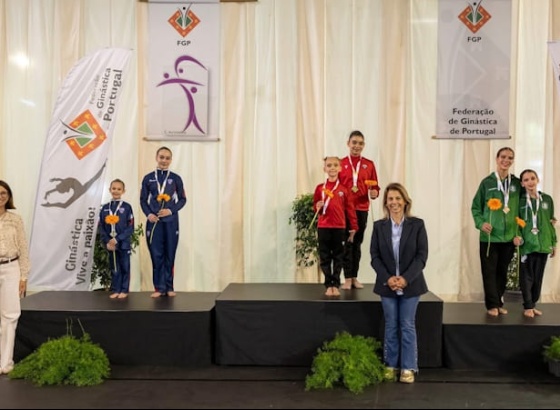 Atletas de Loul&eacute; vencem campeonato nacional de gin&aacute;stica acrob&aacute;tica 