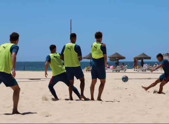 Sele&ccedil;&atilde;o Nacional de Futebol de Praia realizou est&aacute;gio em Altura