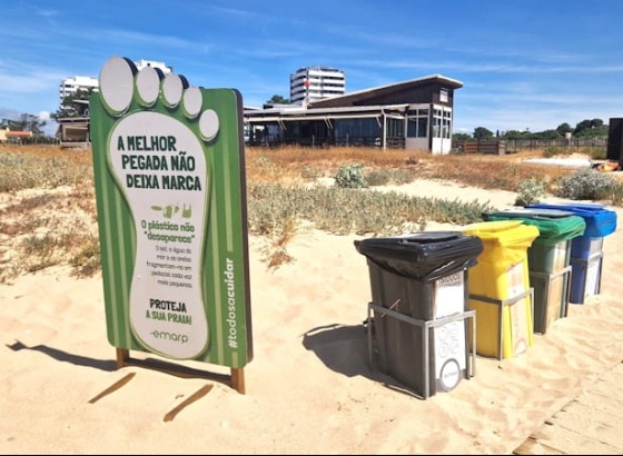 EMARP refor&ccedil;a equipamentos e apela &agrave; separa&ccedil;&atilde;o de res&iacute;duos nas praias