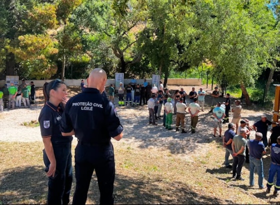 C&acirc;mara de Loul&eacute; prepara equipas para combate a fogos rurais