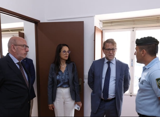 Lu&iacute;s Neves esteve em Castro Marim para conhecer necessidades da Guarda Nacional Republicana