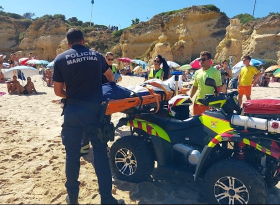 Homem de 66 anos morre na praia de S&atilde;o Rafael em Albufeira