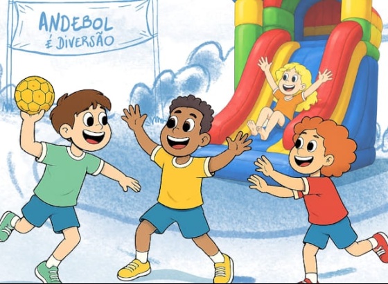 Centenas de crian&ccedil;as de todo o pa&iacute;s rumam a Olh&atilde;o para o Encontro Nacional de Minis e Bambis de Andebol