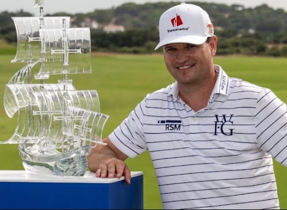 Golfista Zach Johnson conquista primeira edi&ccedil;&atilde;o do Portugal Invitational