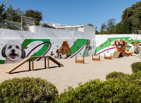 Parque Canino de Quarteira ganha mural art&iacute;stico de Ricardo Herok