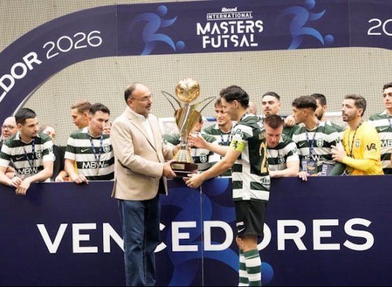 Sporting vence Record International Masters Futsal no Portim&atilde;o Arena