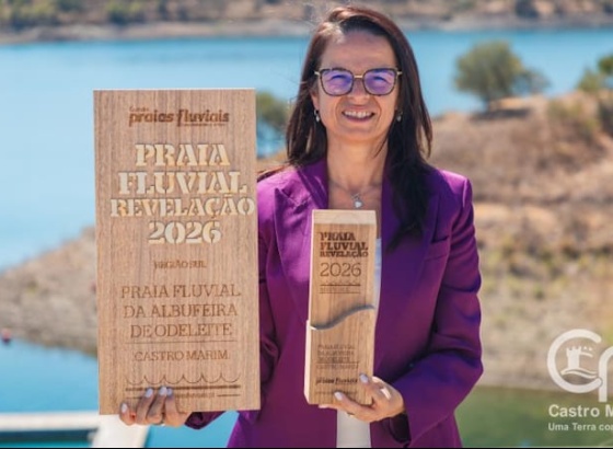 Praia Fluvial da Barragem de Odeleite conquista pr&eacute;mio "Praia Revela&ccedil;&atilde;o da Regi&atilde;o Sul"