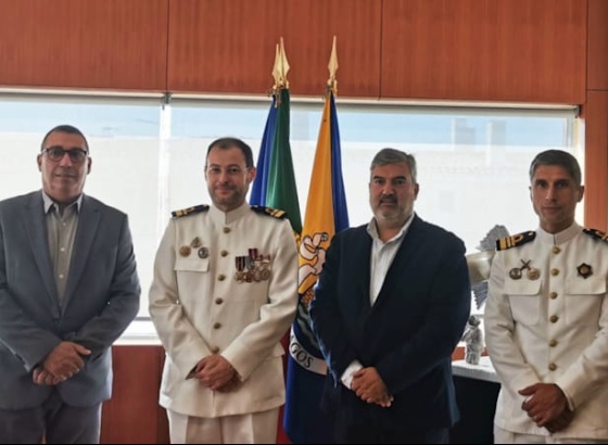 Novo Capit&atilde;o do Porto de Lagos foi recebido na C&acirc;mara Municipal 