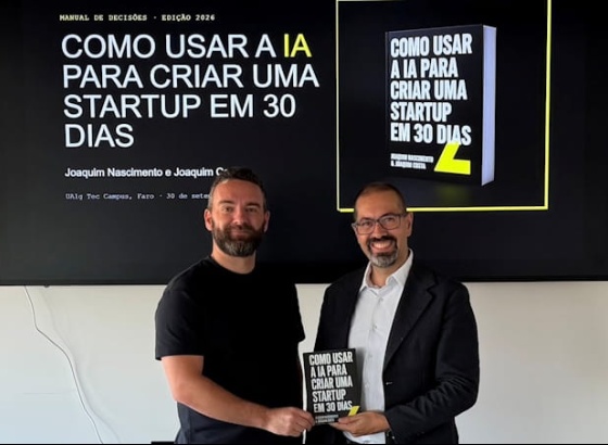 Livro &ldquo;Como usar a IA para criar uma Startup em 30 dias&rdquo; apresentado na Ualg
