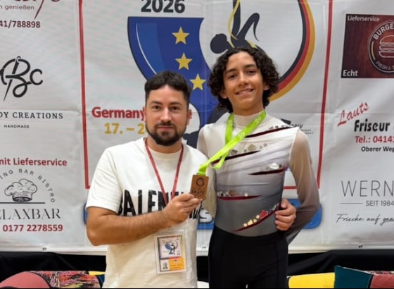 Atleta do Clube de Patinagem de Albufeira conquista bronze na Ta&ccedil;a da Europa
