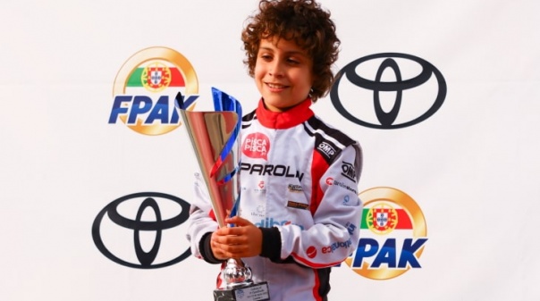 Algarvio José Pedro Pinto garantiu mais um pódio no Campeonato de Portugal de Karting