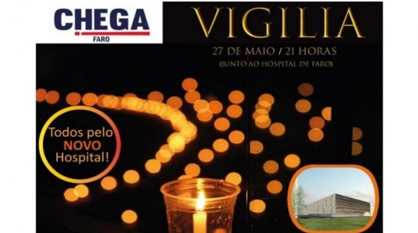 Chega organiza vigília pela construção do Hospital Central do Algarve
