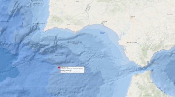 Sismo de magnitude 4,5 registado a 120 quilómetros a Sul-Sudoeste de Faro