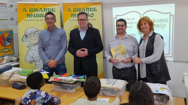 Alexandre Pereira apresentou livro nas escolas de Olhão sobre a preservação dos ecossistemas
