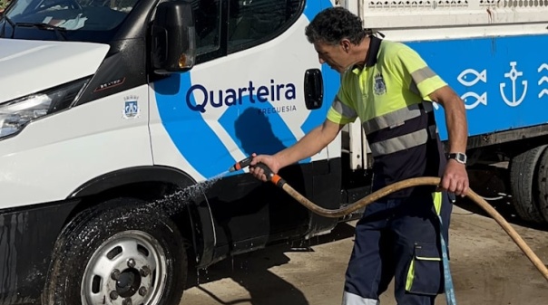 Água da chuva reaproveitada em Quarteira