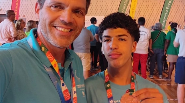 Aluno de Olhão ganha medalha de bronze nos Campeonatos Nacionais de Desporto Escolar 
