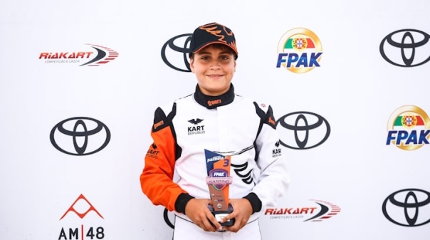 José Pedro Pinto conquista novo pódio no Campeonato de Portugal de Karting Júnior