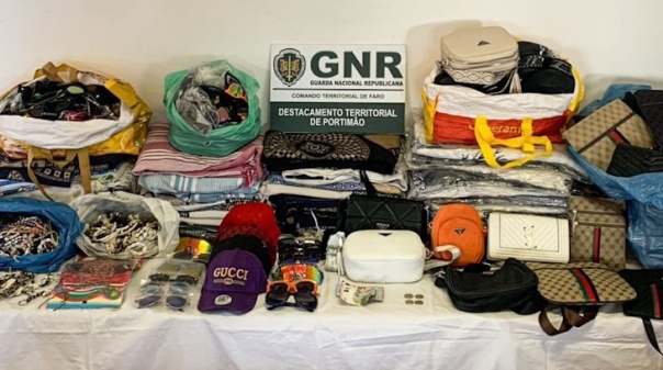 GNR apreende mais de 800 artigos contrafeitos em Alvor 