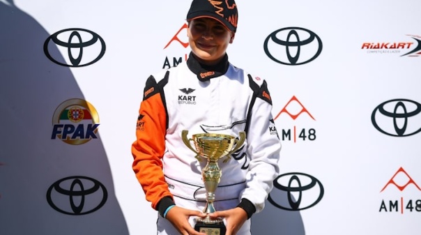 José Pedro Pinto conquista novo pódio no Campeonato de Portugal de Karting Júnior