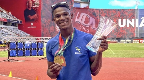 Atleta algarvio Ussumani Djumo sagra-se Campeão Nacional da 3ª Divisão nos 110m barreiras