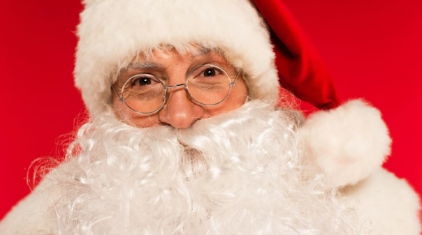 Pai Natal a caminho do Fórum Algarve