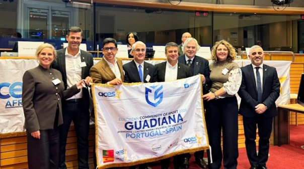 Eurocidade do Guadiana distinguida como Comunidade Europeia do Desporto 2026