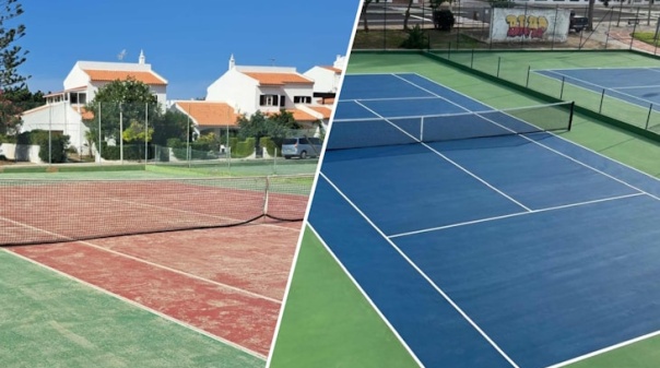 Campos de t&eacute;nis de Altura ganharam nova vida e regras de utiliza&ccedil;&atilde;o