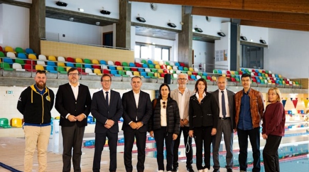 Secret&aacute;rio de Estado Pedro Dias visitou equipamentos desportivos de Lagoa