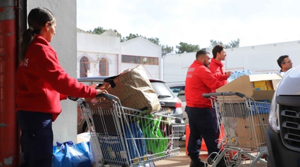 VRSA e Castro Marim transportam 1 tonelada de bens para o centro do pa&iacute;s