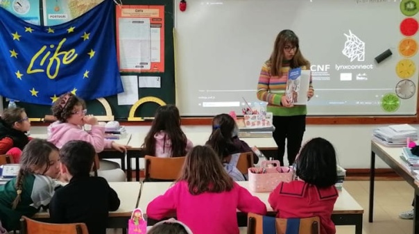 Linces-ib&eacute;ricos 'visitaram' escolas de Alcoutim e Castro Marim em a&ccedil;&otilde;es de sensibiliza&ccedil;&atilde;o