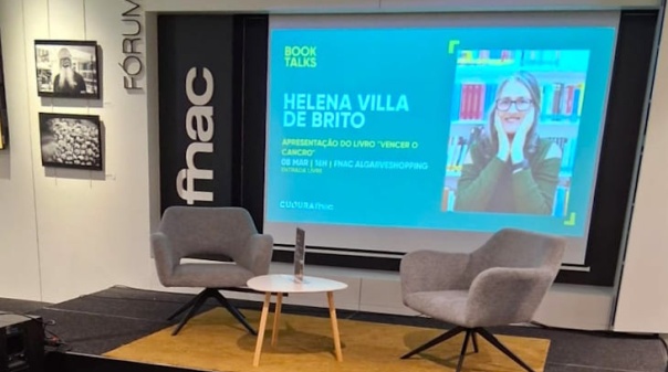 Helena Villa de Brito apresenta livro "Vencer o Cancro" na FNAC do Algarve Shopping