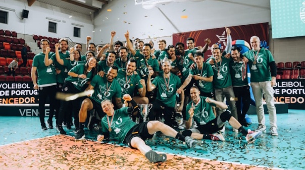 Sporting bate Benfica e conquista Ta&ccedil;a de Portugal de voleibol em Albufeira