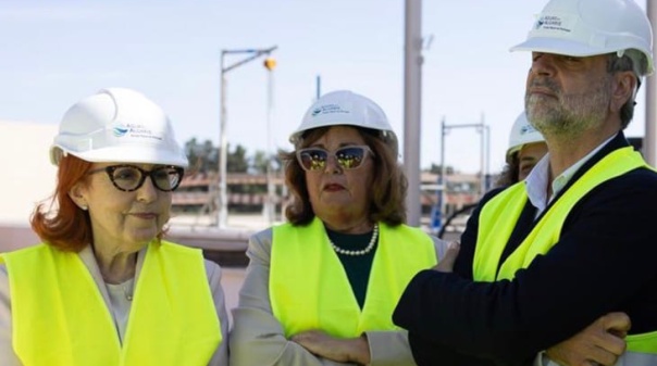 Crist&oacute;v&atilde;o Norte acompanhou Ministra do Ambiente &agrave;s obras da "maior ETAR de reutiliza&ccedil;&atilde;o de &aacute;gua da Europa"