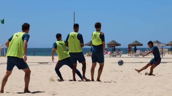 Sele&ccedil;&atilde;o Nacional de Futebol de Praia realizou est&aacute;gio em Altura