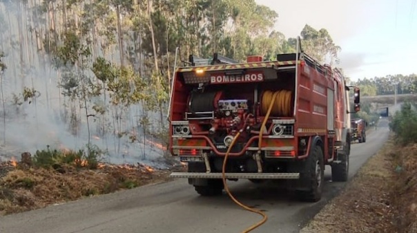Centena de operacionais e cinco meios a&eacute;reos combatem fogo em Martim Longo