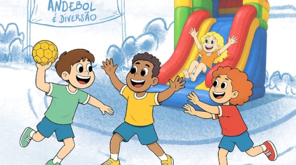 Centenas de crian&ccedil;as de todo o pa&iacute;s rumam a Olh&atilde;o para o Encontro Nacional de Minis e Bambis de Andebol