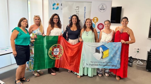 Docentes de escola em Olh&atilde;o receberam forma&ccedil;&atilde;o europeia com o programa Erasmus+