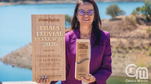 Praia Fluvial da Barragem de Odeleite conquista pr&eacute;mio "Praia Revela&ccedil;&atilde;o da Regi&atilde;o Sul"