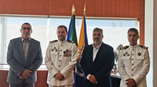 Novo Capit&atilde;o do Porto de Lagos foi recebido na C&acirc;mara Municipal 